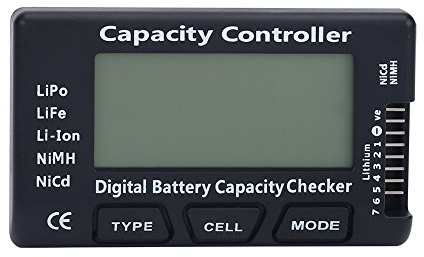 Estink Batterietester Smart Digital 0.001V | Prüfgerät, Spannungsmessung präzise, Werkstatt Auto, für LiPo LiFe NiCd NiMh