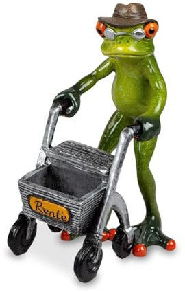Formano Frosch Rentner hellgrün, ca.16cm