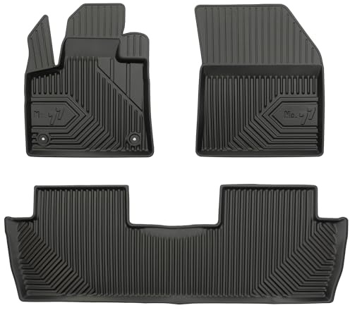 MOTOS Alfombrillas de Goma para Peugeot 5008 II Desde 2017 Mejore la Comodidad de Sus Viajes con la Alfombra Antideslizante Car No.77- Alfombrillas de Coche para Varias Estaciones