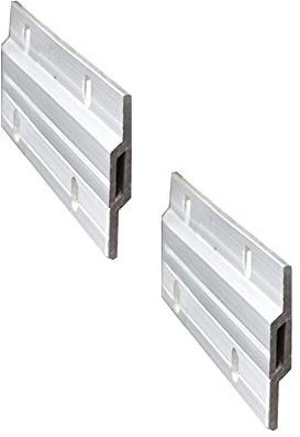 10 CM Tacchetta Ganci Hardware Kit clip Z Alluminio Resistente per Foto e Specchio Gancio Z Bar Fissaggio a Parete Cornice Cornice Gancio Staffa (100 mm 2 Paia, con Viti e Ancore)