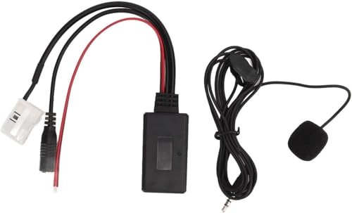 Aramox Bluetooth Audio Adapter, Aux-Kabeladapter für die Freisprecheinrichtung, Auto Bluetooth 5.0 Audio Adapter Aux Kabel mit Mikrofon Ersatz für W169 W245 W203 W209
