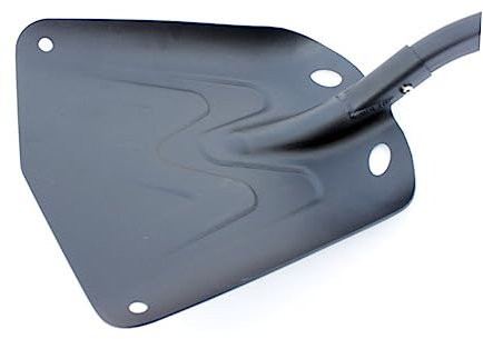 Garneck Faltbarer Eiskratzer Aus Aluminium Schneeschaufel Für Autos Langer Griff Zum Entfernen Von Schnee Und EIS Kompakt Und Leicht Für Einfache Aufbewahrung