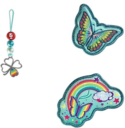 Step by Step Magic MAGS Rainbow Ria, 3-teilig, 2 Magnet-Applikationen und 1 Anhänger, als Ergänzung für den Schulranzen oder Vorschulrucksack