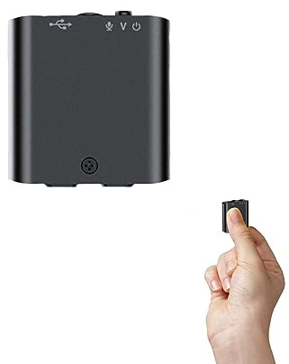 Feloyal Mini registratore vocale 16 GB riproduzione MP3 con magnete e attivazione vocale registratore vocale USB ricaricabile per riunioni di lavoro conferenze