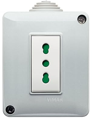 VIMAR 0T14801.BP Plana contenitore da parete con Bpresa IP40 1 modulo
