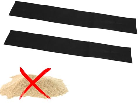Rankomu 2 Stücke 5ft Wasseraktivierte Hochwasserschutz Barrieren Ohne Sand Expandierend, Für Tür, Garage, Kellerfenster, Sturm und Überschwemmungsschutz