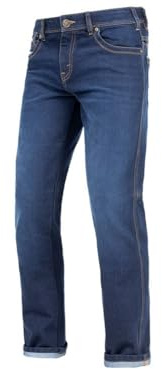 John Doe Taylor Mono Jeans da moto, blu scuro, 32