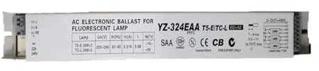 HASGTFM Redresseur de Ballast électronique AC YZ-324EAA, 1 pièce, for Lampe Fluorescente T5HO T5-E TC-L 3x24w, boîte de Lampe d'aquarium
