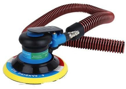 Máquina pulidora neumática Máquina de lijado neumática, amoladora de vacío excéntrica de 125MM/150MM, 5MM, LIJADORA Orbital, pulidora neumática de Palma Para trabajos de carpintería y detalles(5 Inch