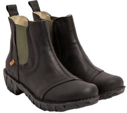 El Naturalista N158 Yggdrasil, Botas Mujer, Black-Bosque, 38 EU Ancho