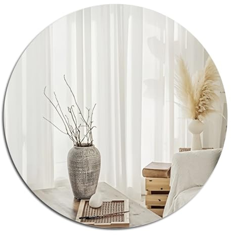 Lokiiz Sicherer Acryl-Spiegel für Wände, HD großer Badezimmerspiegel-Aufkleber, Wandmontage, unzerbrechlich, bruchsicher, rahmenlose Spiegel für Make-up, Schminktisch, Babyzimmer