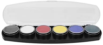 Ghzste Face Body Painting Palette, Safe with 6 Colors, for Halloween Cosplay Parties, Colorful Face Paint, Painting, Colors