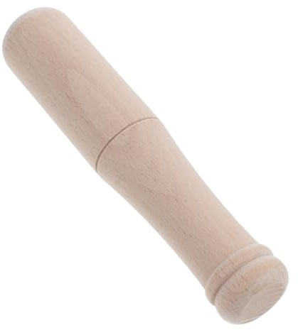 Toddmomy Woodworking Hammer Small Carving Mallet with Comfortable Handle Hardwood Round Design Durable Beech for Woodworkers and Carpenters