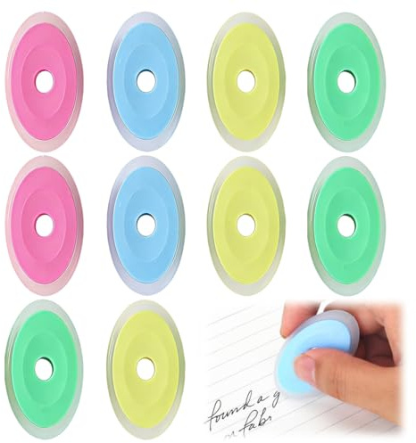 MKEAWWU MKEWUU Gomme : 10 Pièces Couleur Mélangée Taille Petite. Pour Stylo Gel Effaçable Et Encre Thermosensible. Usage Dessin Technique Artistique Et Scolaire.