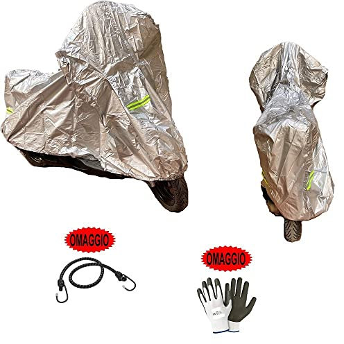 Compatible con Kawasaki Ninja 300 ABS Funda para Moto Scooter de Nailon Impermeable antidesgarro Talla XL Cubierta para Moto, Scooter, maxiscooter Universal 246 x 105 x 127 cm BLE