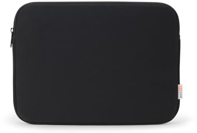 base xx Laptop Sleeve 12 Zoll - 12.5 Zoll Notebookhülle - Wasserabweisende Notebooktasche mit Metallreißverschluß, stoßfeste Polsterung, Jersey Stoff, schwarz