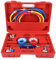 Ejoyous Kältemittel Klimaanlage Split Monteurhilfe R134A Kältemittel-Manifold-Messgerät Set, A/C-Verteiler-Messgeräteset der Klimaanlage mit 5-Fuß- Schlauchset Schnellkupplung Manifold Gauge
