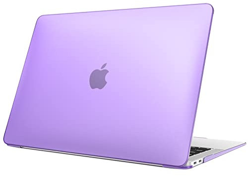 Fintie Hülle kompatibel mit MacBook Air 13 (2018-2020 Version) A2337(M1)/A2179/A1932, Ultradünne Hartschale Schutzhülle Snap Case, Lavendel(Matt)