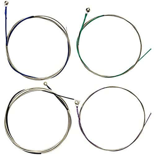 Juego completo de cuerdas de violonchelo A-D-G-C núcleo de acero níquel cromo herida para cuerdas de violonchelo tamaño 1/4 1/2 3/4