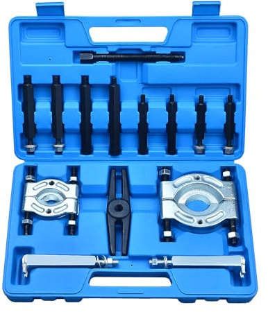 Zoomtools Lagerabzieher-Werkzeugsatz 14 Stück Lagerabzieher Set Trennmesser fur Kugellager Lager Abzieher Polradabzieher Trennvorrichtung 30-70mm Radnabenachsen-Abziehersatz