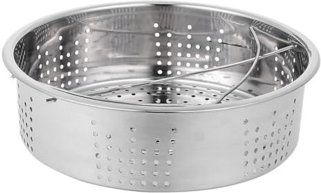 Edelstahl Dampfgarer mit Griff, 1 Stück, Silber, für Lebensmittel