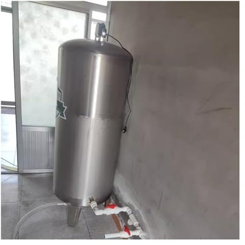 Industrie Brunnen-Druckbehälter - Rostfreier Stahl, Vertikal Tanks Zur Wasserspeicherung Druckbehälter Wasserblase Für Industrie-, Wohn- Und Bewässerungswasser(100L/40X97CM)