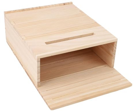Fledermaushaus für den Außenbereich, Fledermaushaus-Bausatz aus Holz, Handgefertigte Einkammer-Fledermausbox aus Holz für den Außenbereich, Garten, Terrasse, Hof, Hält