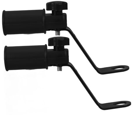 JECOMPRIS 2stücke Motorrad Rückspiegel Halterung Adapter Universeller Handyhalter Für Lenker Leicht Und Installieren Geeignet Für Motorräder Und Atvs