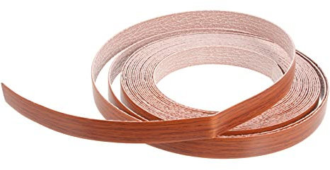 Angoily Selbstklebendes Küchenschrank Kantenband Holzoptik Pvc Möbelumleimer Hochverschleißfest Langlebig Für Schrankseiten Plywood Holz Metall Oberflächen Wohnzimmer Küche Bad