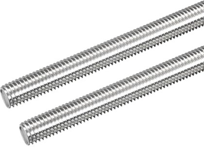 QUARKZMAN Barra Filettata M10 x 150mm Passo Filettatura 1.5mm Perni Barra Filettata in Acciaio Inox 304 Destre Completamente Filettati Aste 2 Pezzi