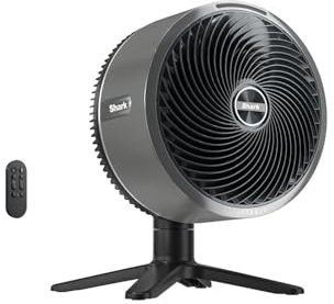 Shark FlexBreeze TableMate Akku-Ventilator, innen & außen, ≤24h Laufzeit, Hochgeschwindigkeits-Kühlung, 20 m Reichweite, leise & langlebig, 5 Geschwindigkeiten, Oszillation, Fernbedienung FA150EU