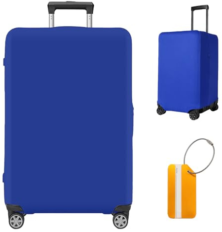 Scettar Suitcase Cover Protectors,Travel Trolley Case Cover Protector,Suitcase Covers Protectors Large with Luggage Tag (XL(29-32IN))