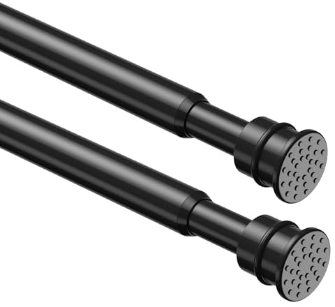 FVONZN Teleskopstange zum Klemmen 70-105 cm Ø 14 mm,Weiß,2 Stücks