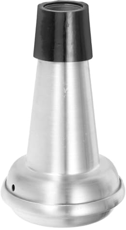 Toyvian Small Trumpet Mute for Practice Noise Reduction Metal Trumpet Accessories for Beginners