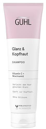Guhl Glanz & Kopfhaut Shampoo - Inhalt: 150 ml - Mit Vitamin C & Niacinamid - Sanft zur Kopfhaut - Ohne Silikone