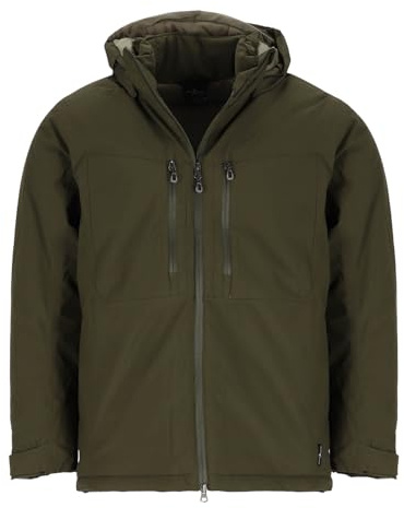 Blue Wave Herren Funktionsjacke Neven mit abnehmbarer Kapuze - Wasserdichte Outdoor-Jacke in Schwarz Größe XL