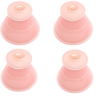 Elitzia ETBA02 Silikon-Vakuum-Schröpfen, tragbar, elastisch, Gummi, zum Schröpfen, Reduzierung von Cellulite, 2 Größen, 4 Stück pro Set