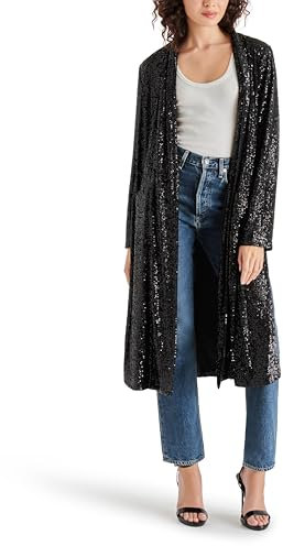 Steve Madden Women's Show Stopper Jacket, Black, XS