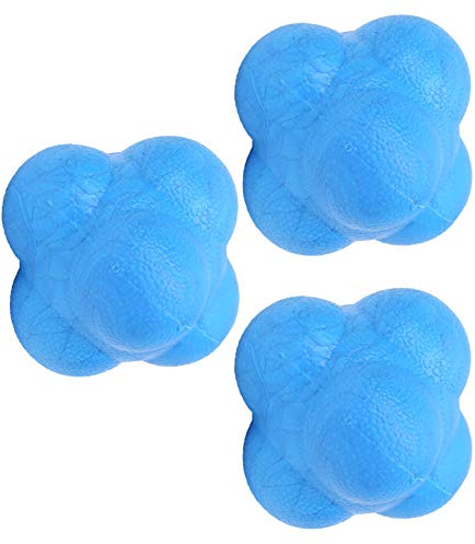 RiToEasysports Reaktionsball, Langlebiges Design Trainingsball TPR Hex Bounce Koordination für Fitness-Fans, Sportbegeisterte und Rehabilitationspatienten
