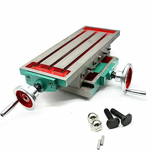 Multifunktion Kreuztisch Frästisch Bohrtisch Schraubstock Tischbohrmaschine 450 mm, Frässchraubstock 170 mm, Bench Clamps 100 mm, XY Arbeitstisch Unterstützungstabell Werkzeugmaschinen