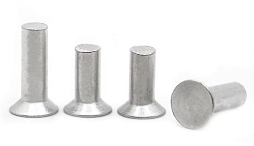 GB869 M2 M2.5 M3 M4 M5 M6 M8 Senkkopfnieten Aluminium Vollniete-25mm,M2.5 50St