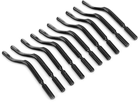 Deburring Blades Trimming Knife Blade 20Pcs BS1010 Burr Trimming Scrapers Replacement Cutter Head for Wood Plastic
