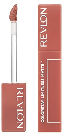 Revlon ColorStay Limitless Matte Liquid Lipstick, Flüssiger Matter Lippenstift, Angereichert mit Dreifacher Hyaluronsäure, 100% Vegane Formel, Ultra Langanhaltend, 002 Poster Child