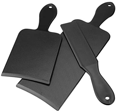Housoutil Palette de Teinture Capillaire Professionnelle en ABS Noire 3 Pièces Légère et Confortable Outils pour Coloration et Mèches, Mise en Couleur des Cheveux