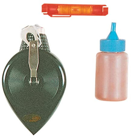 1PEZZO TRACCIATORE CONFEZIONE CON LIVELLA E POLVERE 42013