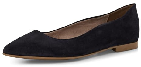 Tamaris Ballerina Women's Block Heel, Blue, 8 UK