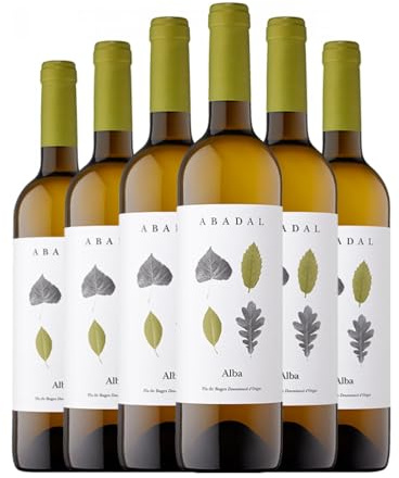Abadal Alba Pla de Bages 75 cl Vino blanco (Caja de 6 Botellas de 75 cl)