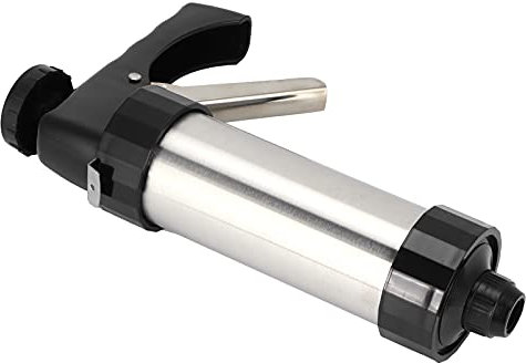 OVAQUIXI Biscuits Cookie Press, Dough Syringe Cake Decorating Tools, for Family Baking with Stainless Steel