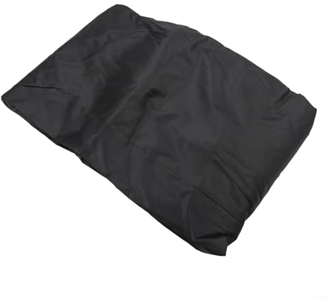 Vilgftyiet Copertura professionale in tessuto Oxford 210D impermeabile per portapane con finestra trasparente a 20 strati, protezione per cucina commerciale, nero, 59 x 72 x 163 cm (B)