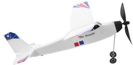 minkissy Rubber Band Glider Toy Polystyrene Flying Plane Model Airplane Assembly Kit for Boy Girl Hand Throw Flying Airplane Toys for Outdoor Fun